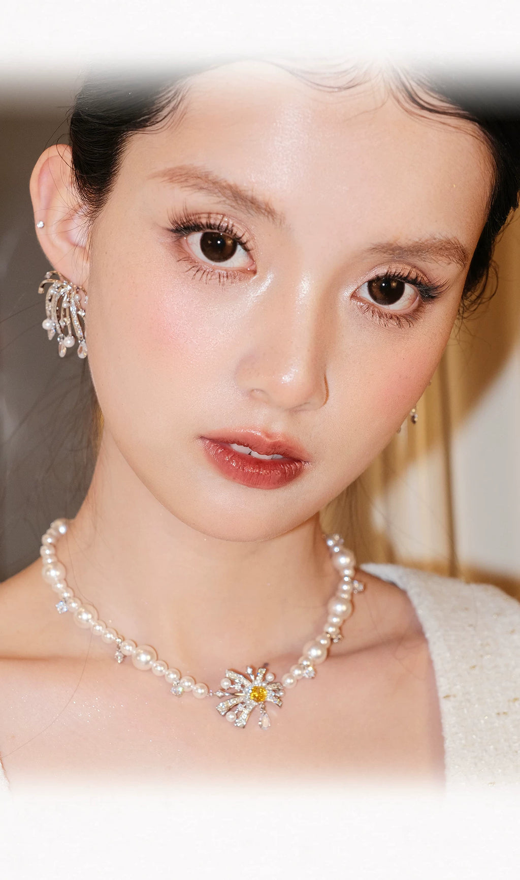 PP Fireworks Flash Temperament Light Luxury Stud Earrings