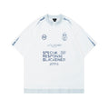 OVDY Cross-border Sports Splicing Printed Matching Short-sleeved Tee.