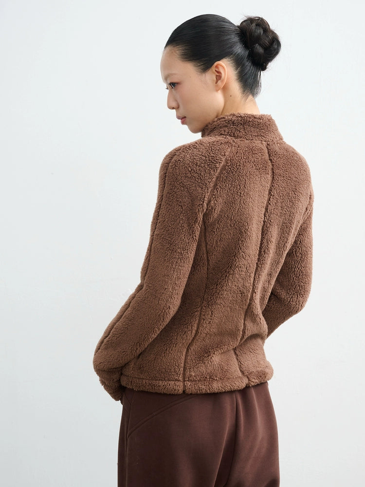 LINY LIBERTY Short Loose Stand-up Jacket
