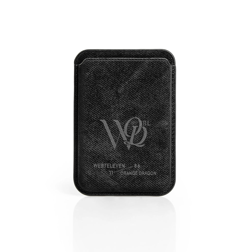 WESTELEVEN Apple Embossed LOGO Magnetic Mobile Phone Case, Magnetic Card Bag, Earphone Case.