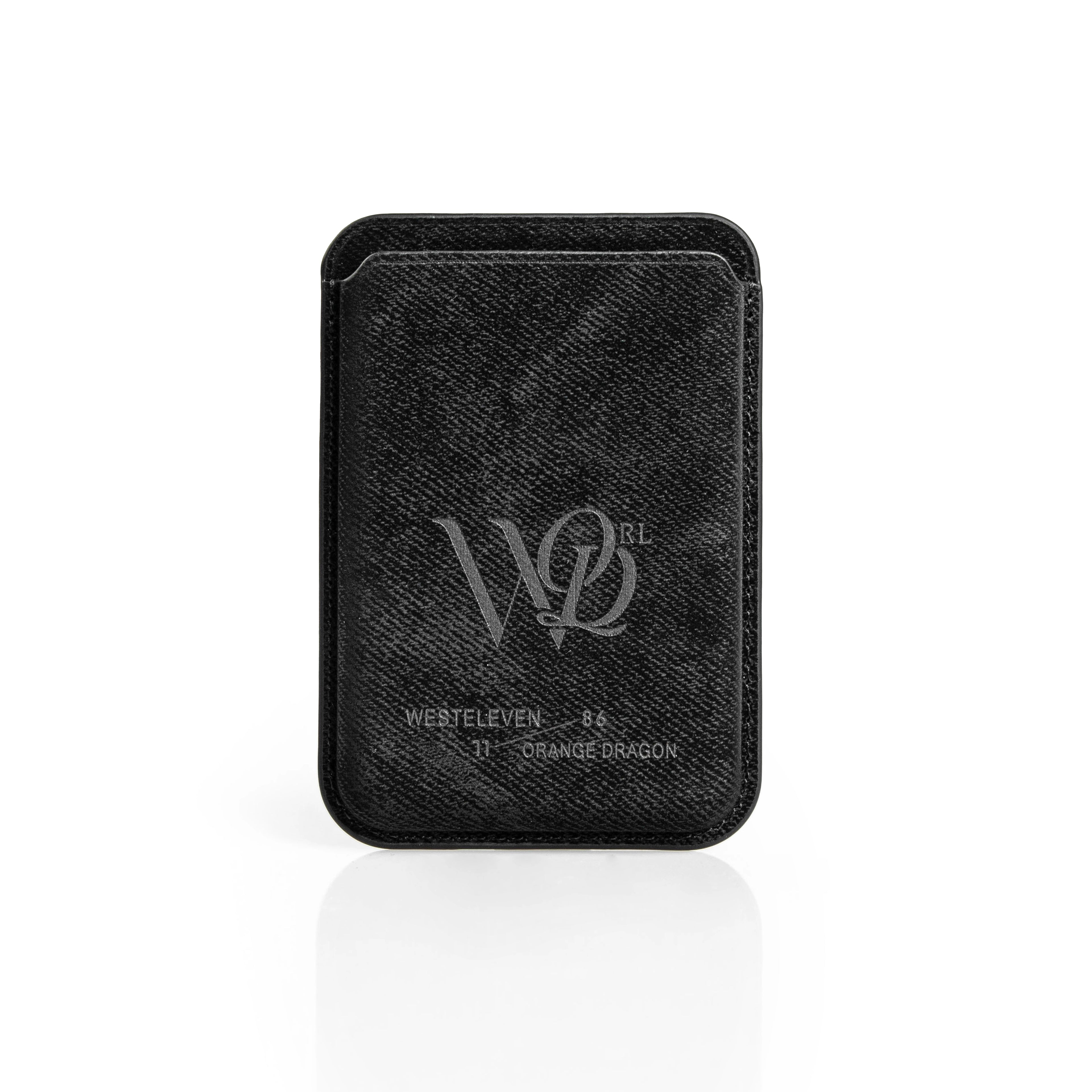 WESTELEVEN Apple Embossed LOGO Magnetic Mobile Phone Case, Magnetic Card Bag, Earphone Case.