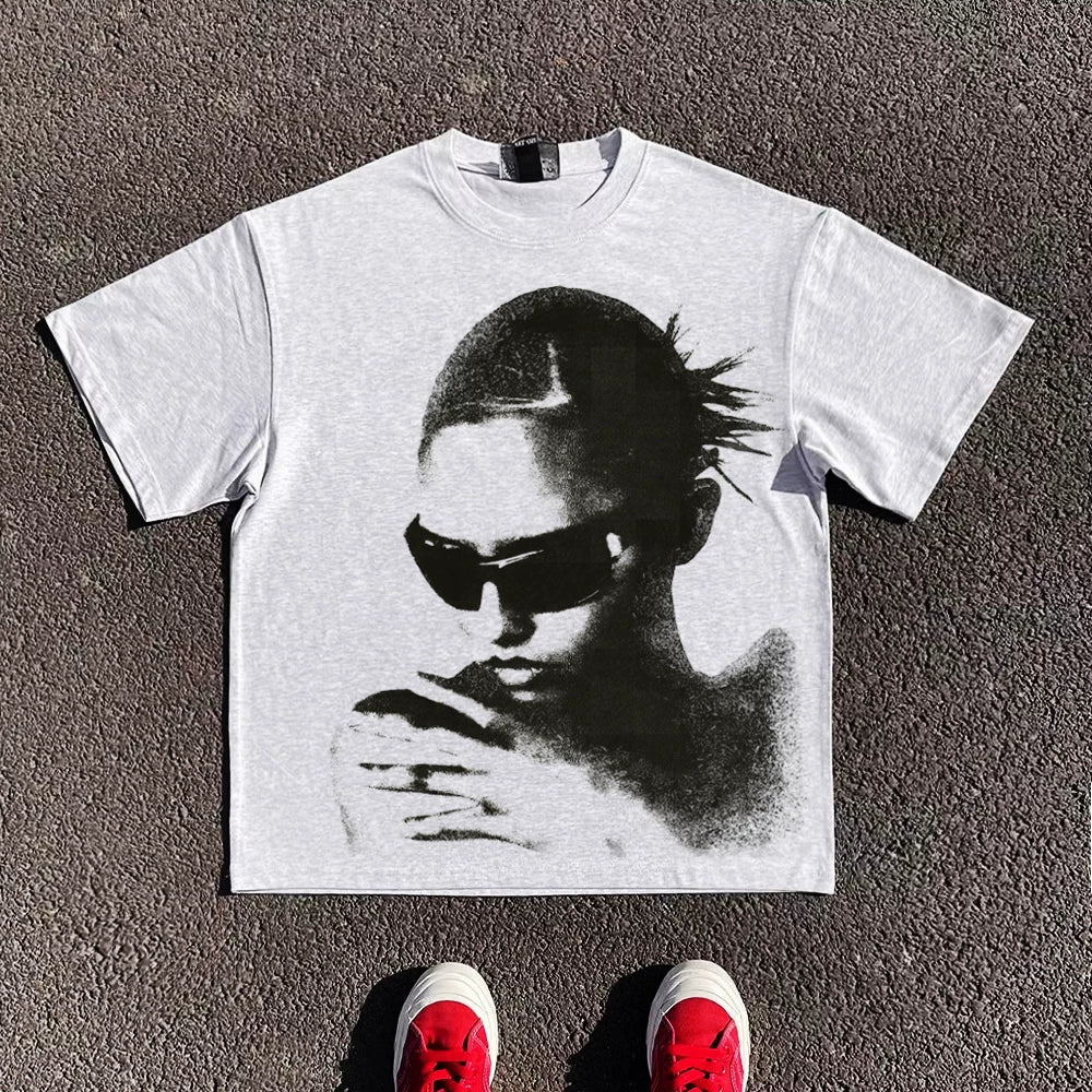 Wang Youbing Retro Loose Casual Tee