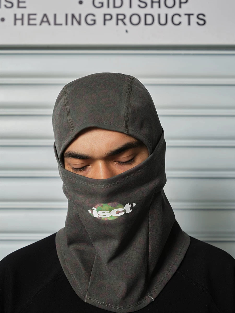 ComicTree C.t 2025 winter heat-sensitive color-changing letters windproof mask