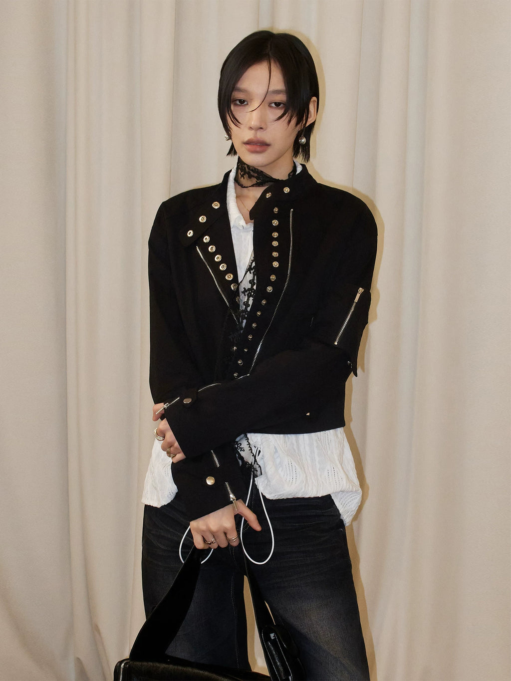 Sameuoo Premium Metal Zip Jacket