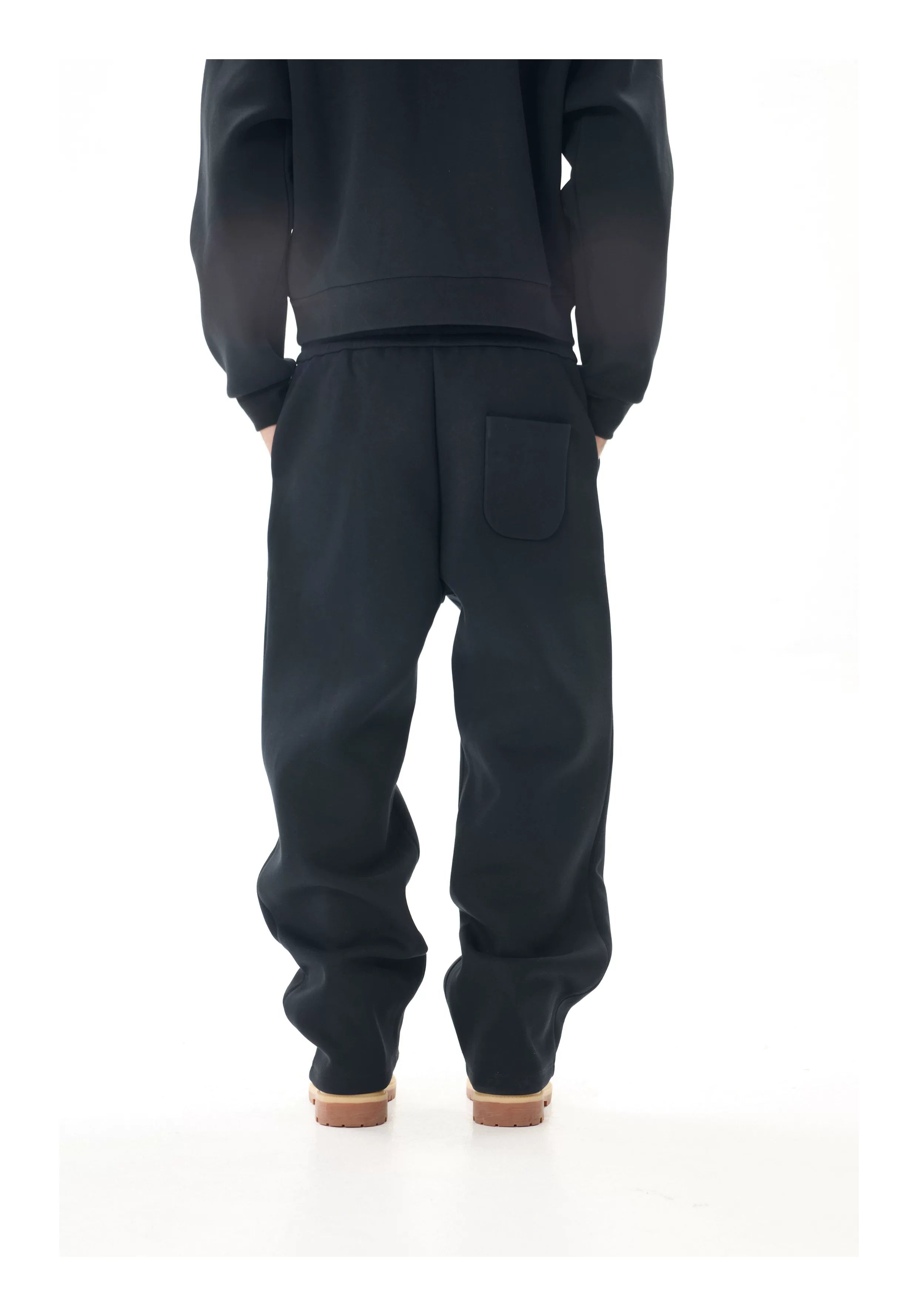 KARMANISTIC Vintage Loose Wide Leg Embroidered Sweatpants Set