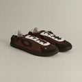 OLD ORDER Leather Lace-Up Round-Toe Derby