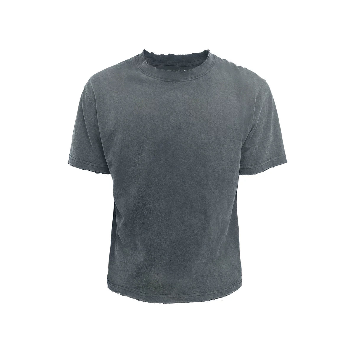 WANNA LAB Washed Distressed Slim-Fit Cotton Tee
