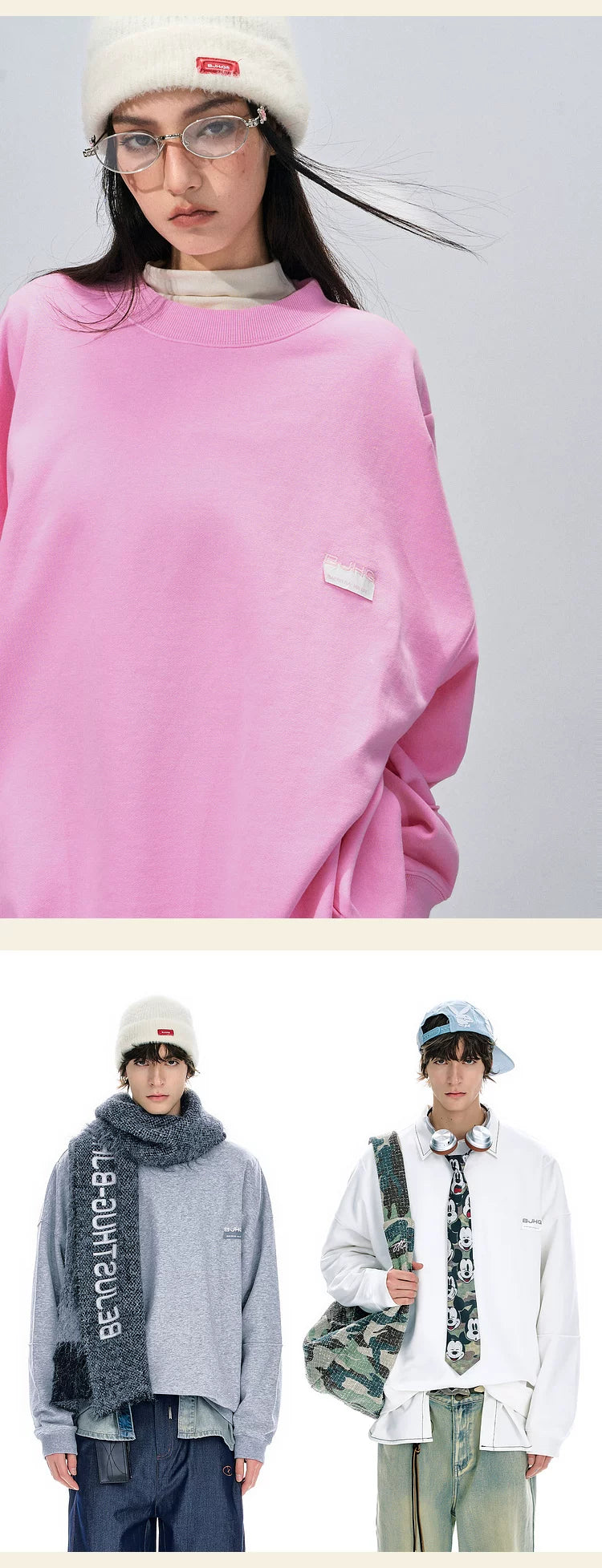 BJHG Basic Versatile Casual Knitted Sweater