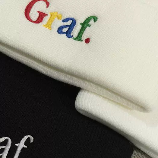 GRAF Tones Embroidered Knit Beanie