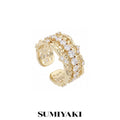 SUMIYAKI Rhinestone Lace Collection Sparkling Ring