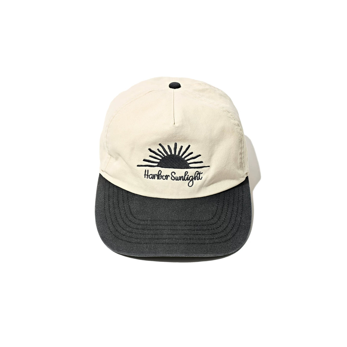 PARTIMENTO Vintage Washed Cotton -Panel Baseball Cap