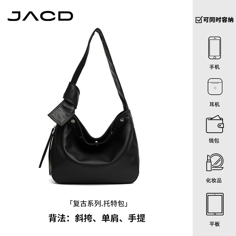 JACD Large Capacity Commuter Bucket Bag