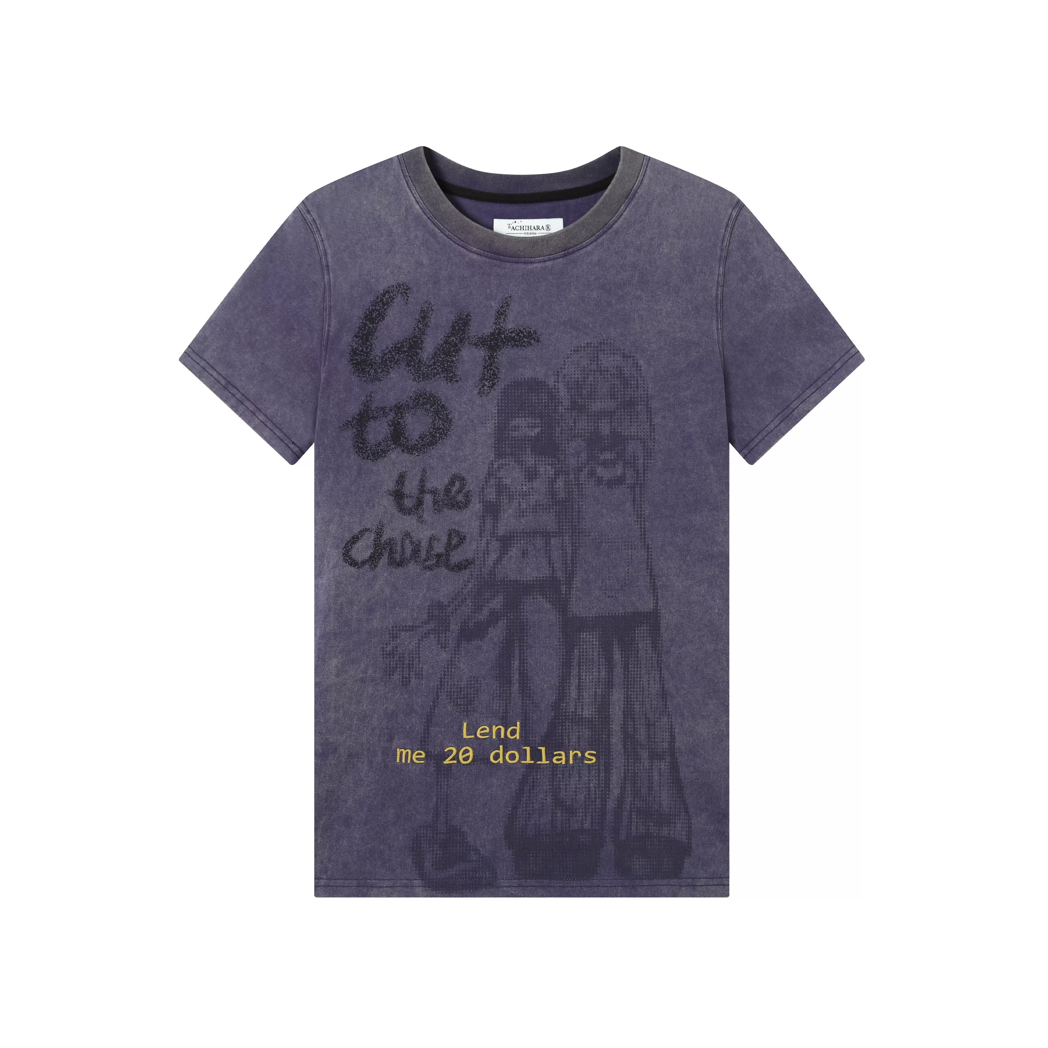 Achihara Friend Loan 100% Cotton Breathable Oversized Tee