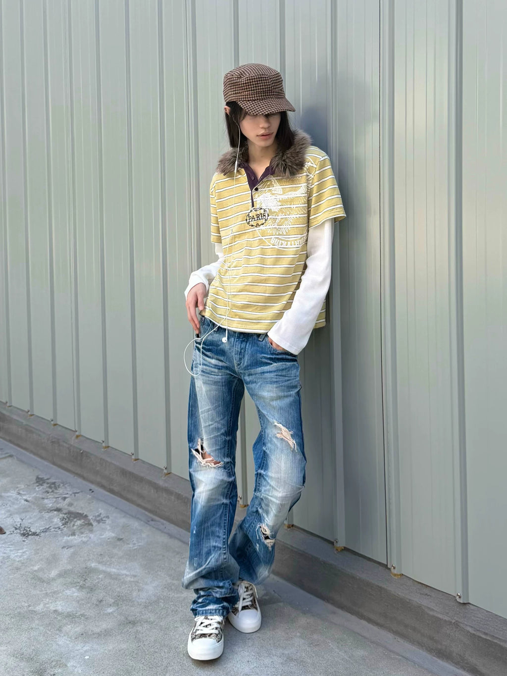 TREclub Wasteland Paris 100% Cotton Breathable Long-Sleeve Tee