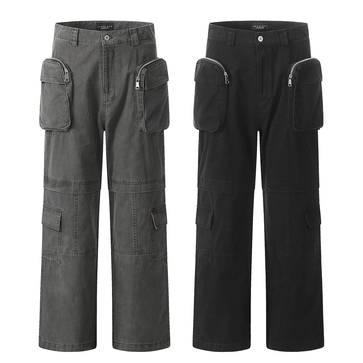11KN Retro Straight Tooling Loose Casual Pants
