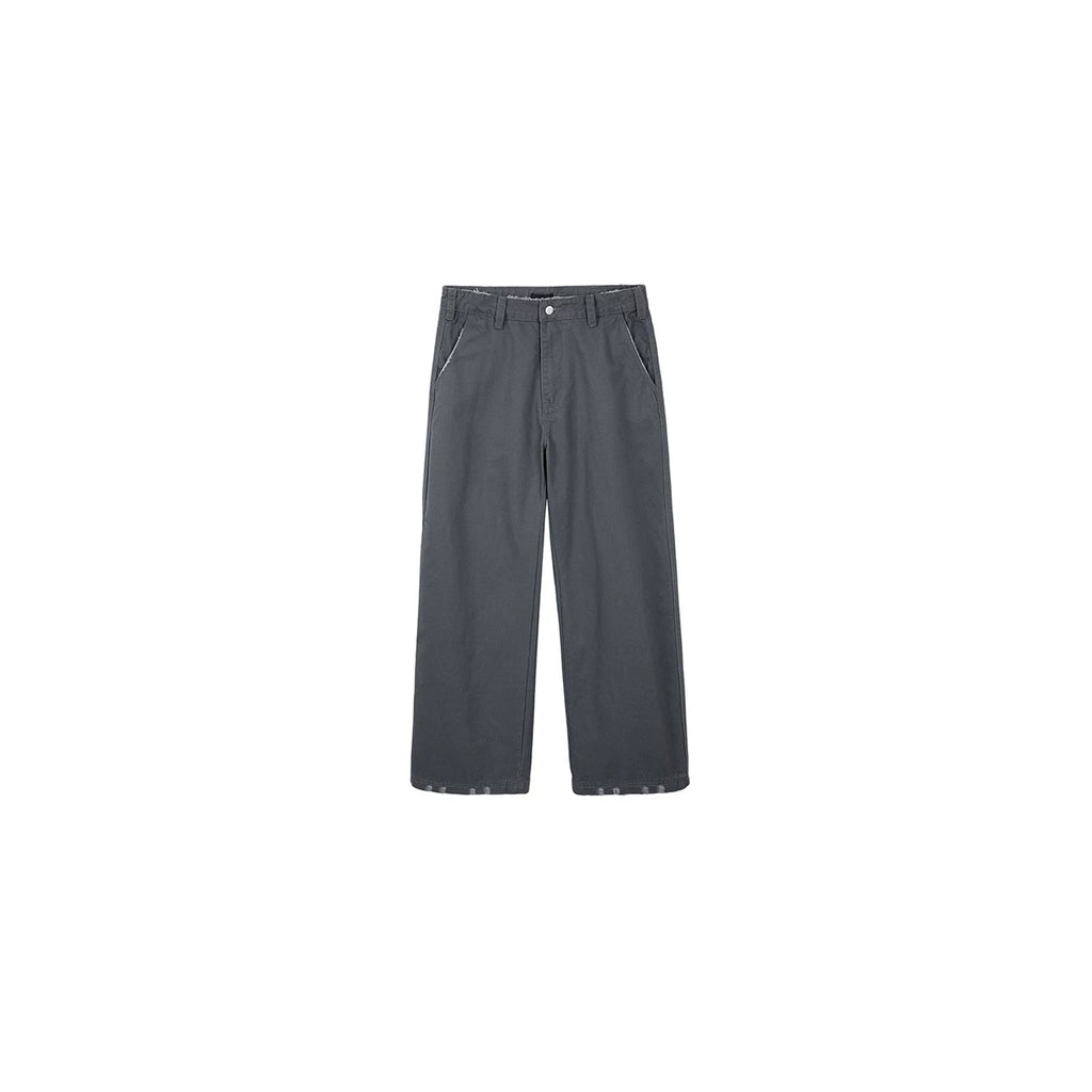 PLUS NO LOGO Washed Distressed Loose Straight-Leg Trousers