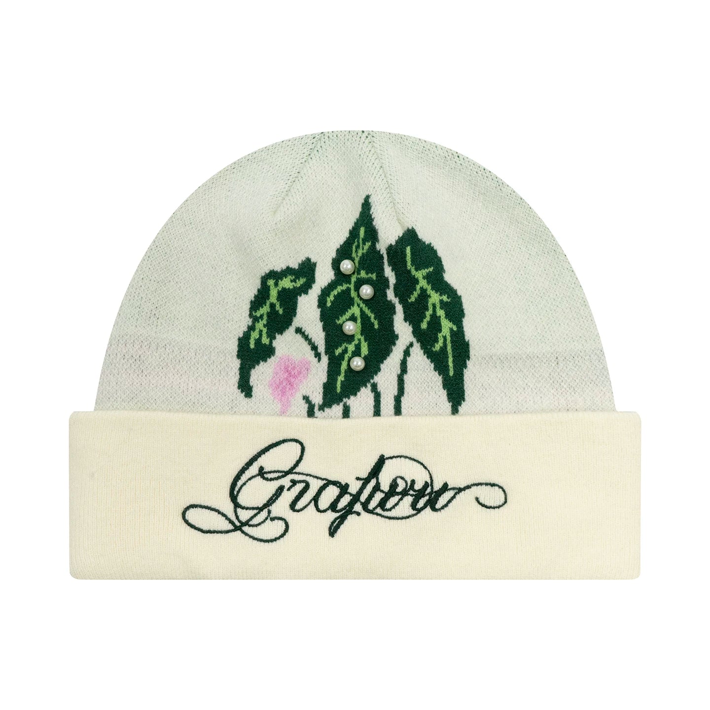 GRAF Pearl Embroidered Beanie