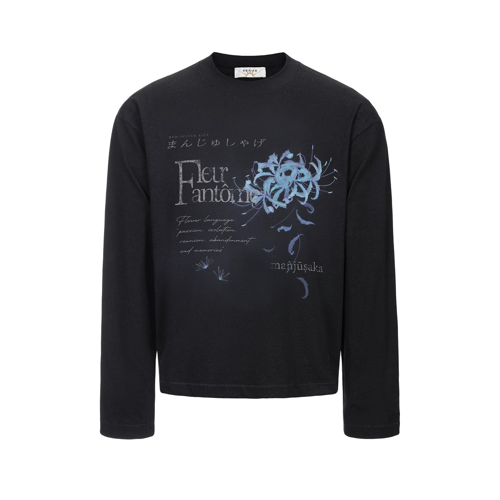 Esaias Spider Lily 260g Breathable Oversized Long-Sleeve Tee
