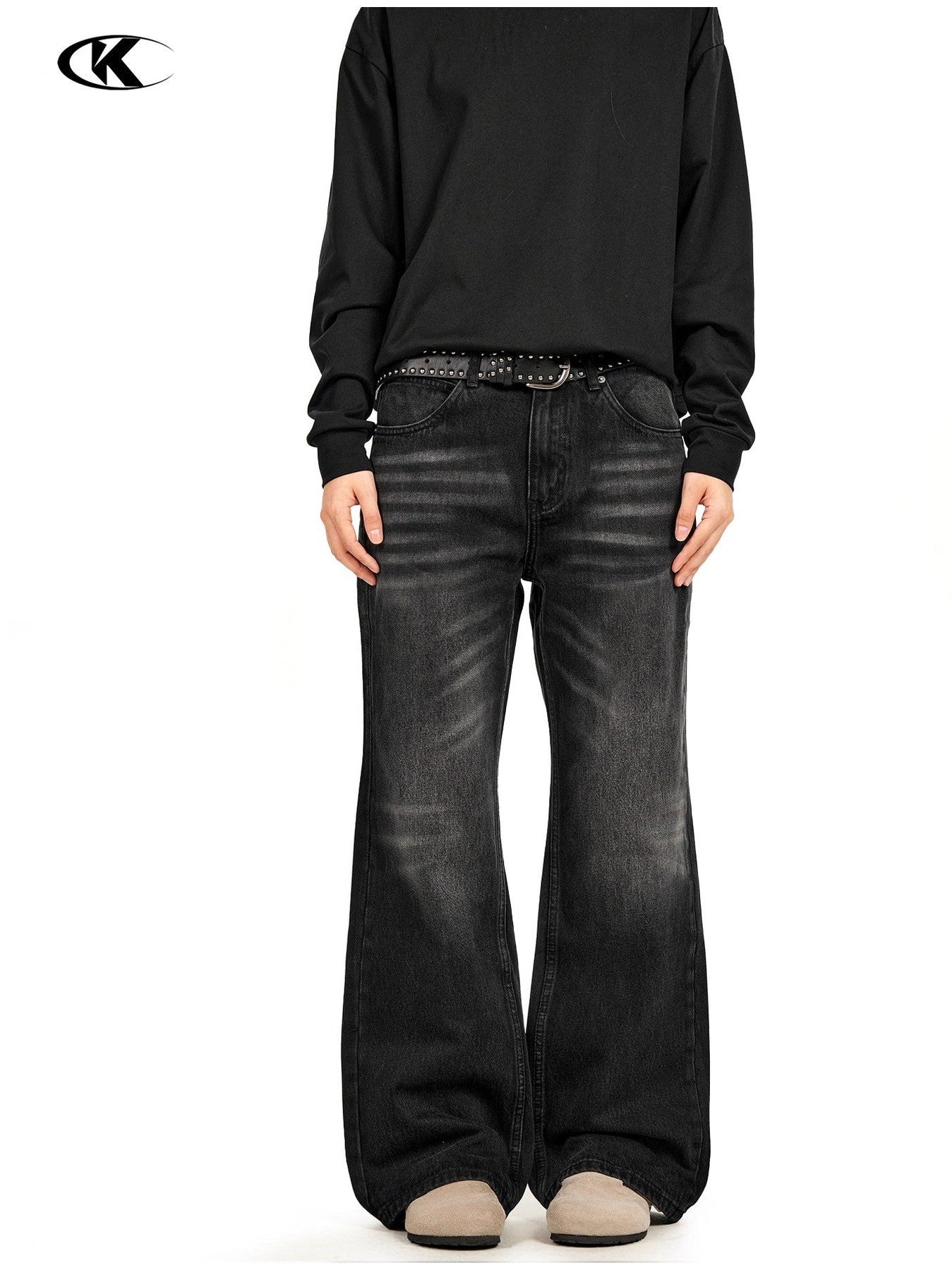 11KN Vintage Flared Slim Slim Straight Jeans