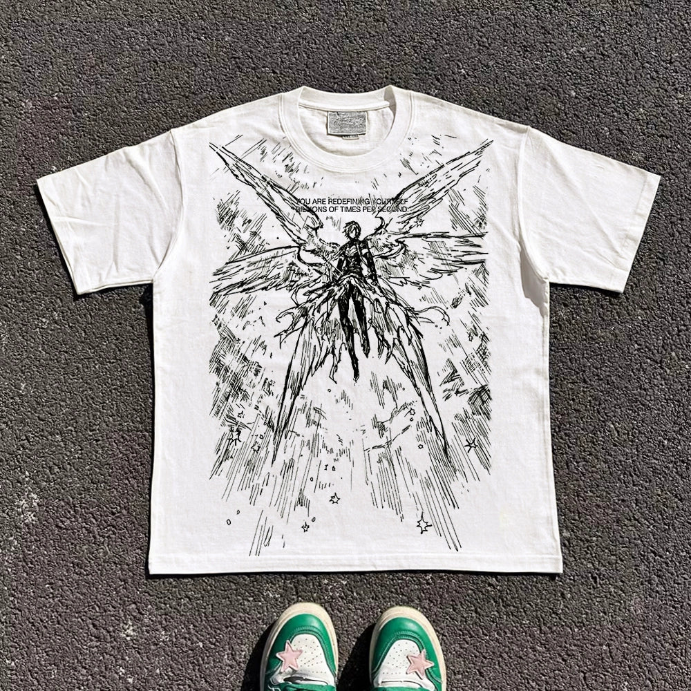 Wang Youbing Studio! WINGS 260g 100% Cotton Tee