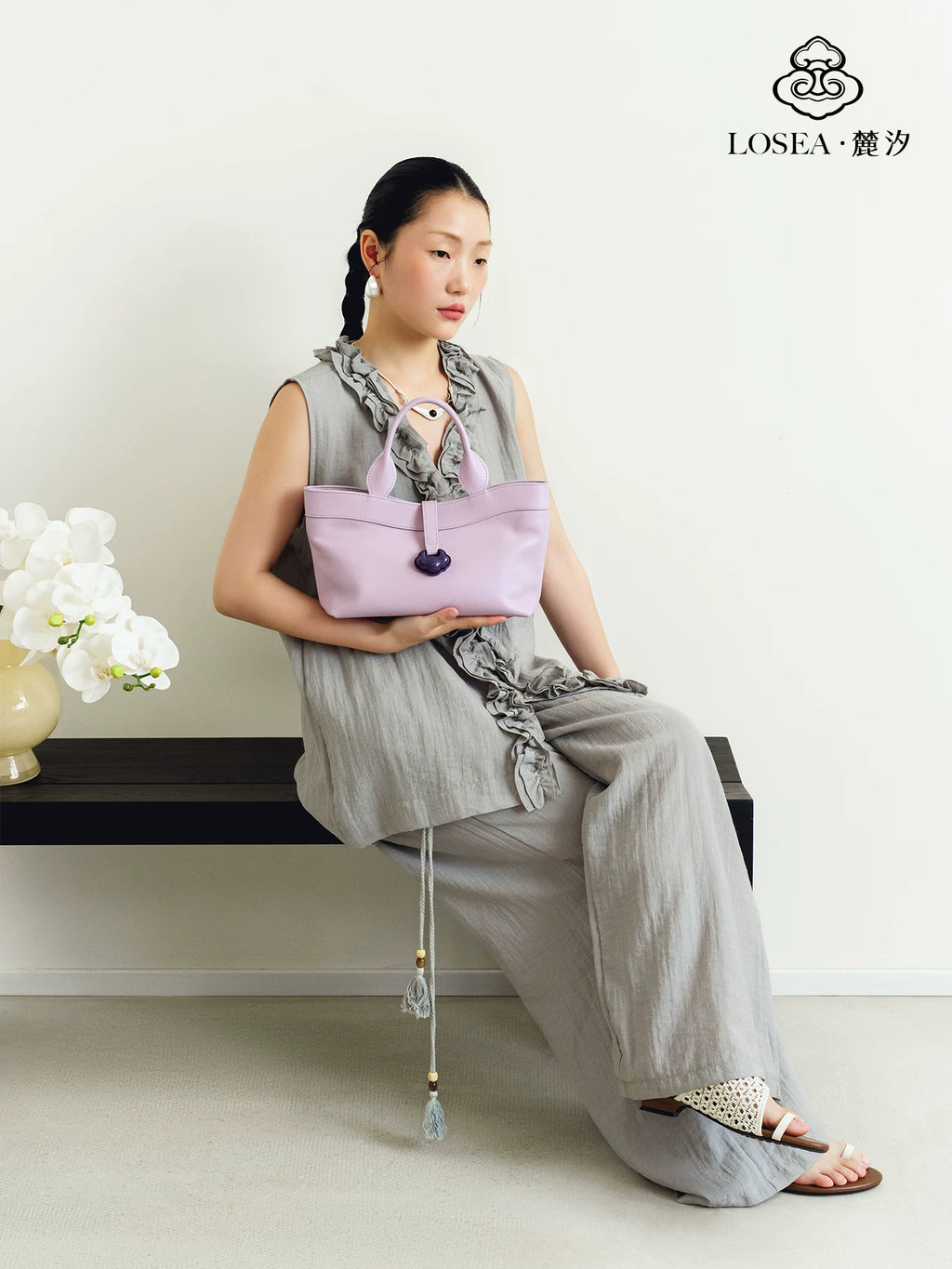 LOSEA Leather Tote Bag - Top-Layer Cowhide