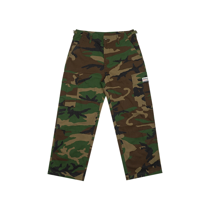 AVENUE&SON Camo Straight-Leg Cargo Pants