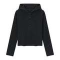 VLABMADE 350g Waffle-Knit Henley Hoodie