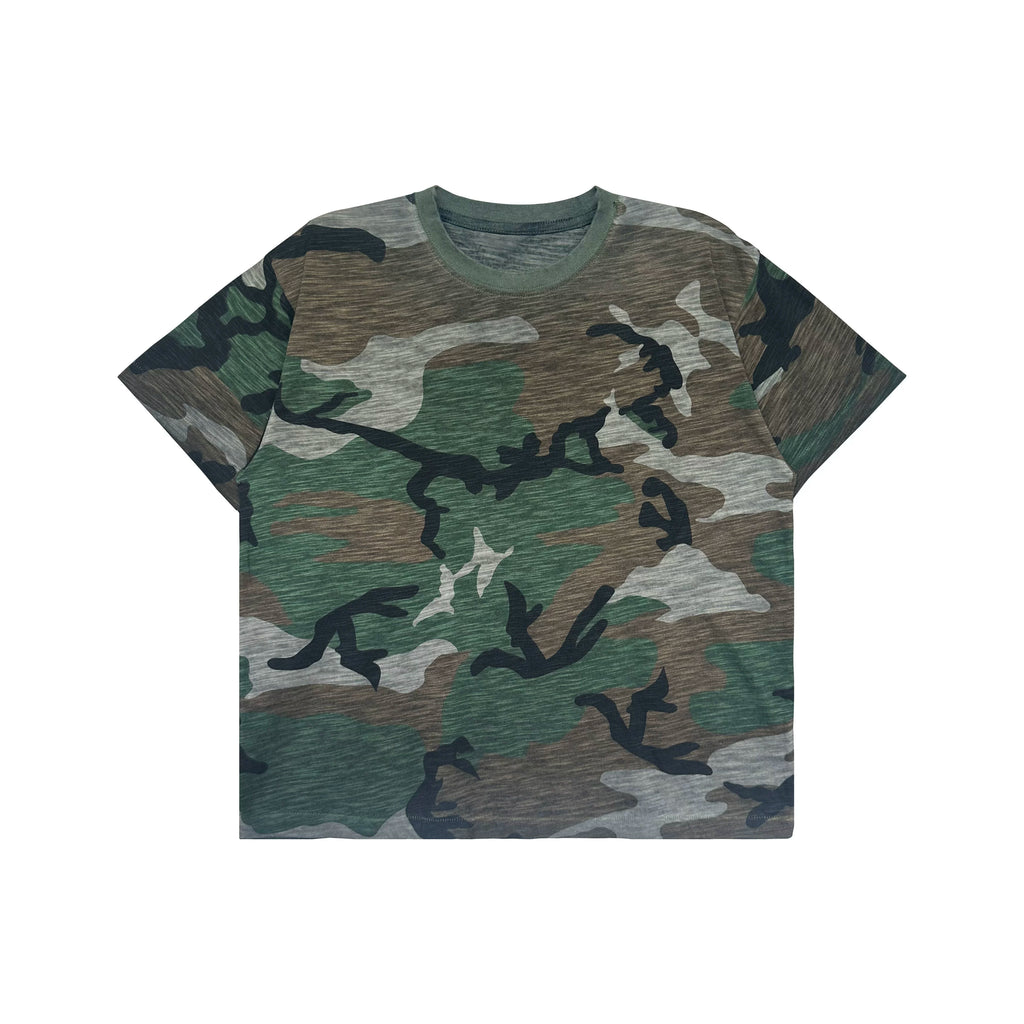 patty onion cheese club Camo 130g Breathable Cropped Tee