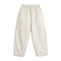 Madden Deconstructed White Drawstring Elastic Waisted Slacks