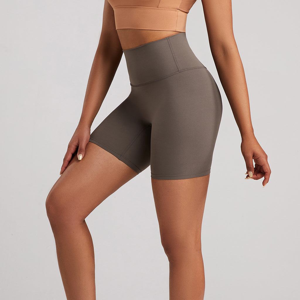 ATHENA LULU NUF No-Show Line High-Waist Tight Yoga Shorts