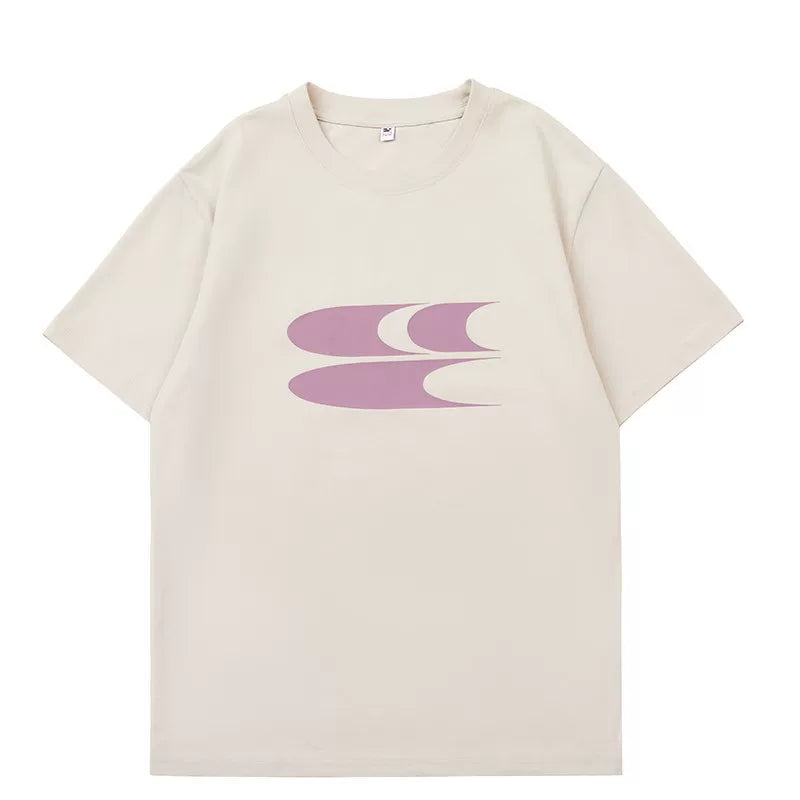 Crying Center Relaxed Crew Neck Logo Tee