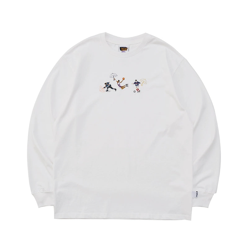 Battles Sports Character Embroidery Long Sleeve