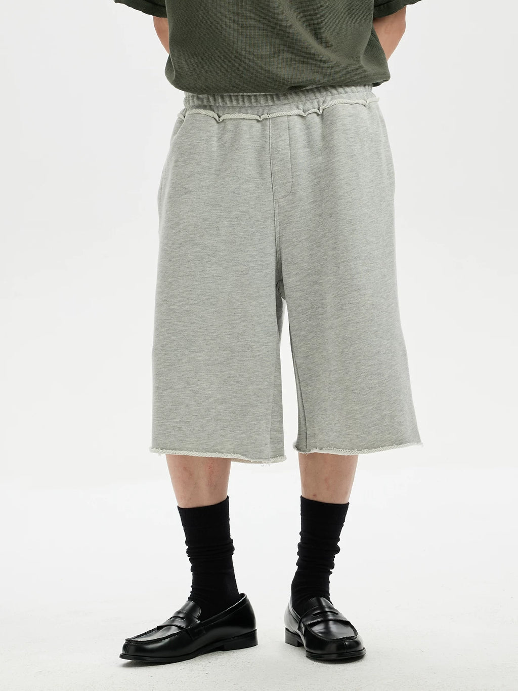 BUTTBILL Vintage Loose Curling Shorts