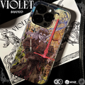 Violet Red Sword IMD Dual-Layer Patchwork iPhone Pro Max Case