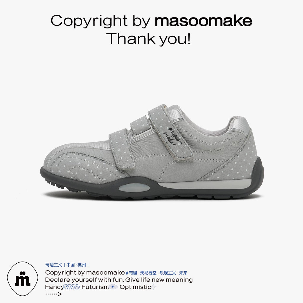 MASOOMAKE Canvas Velcro Low-Top Sneaker