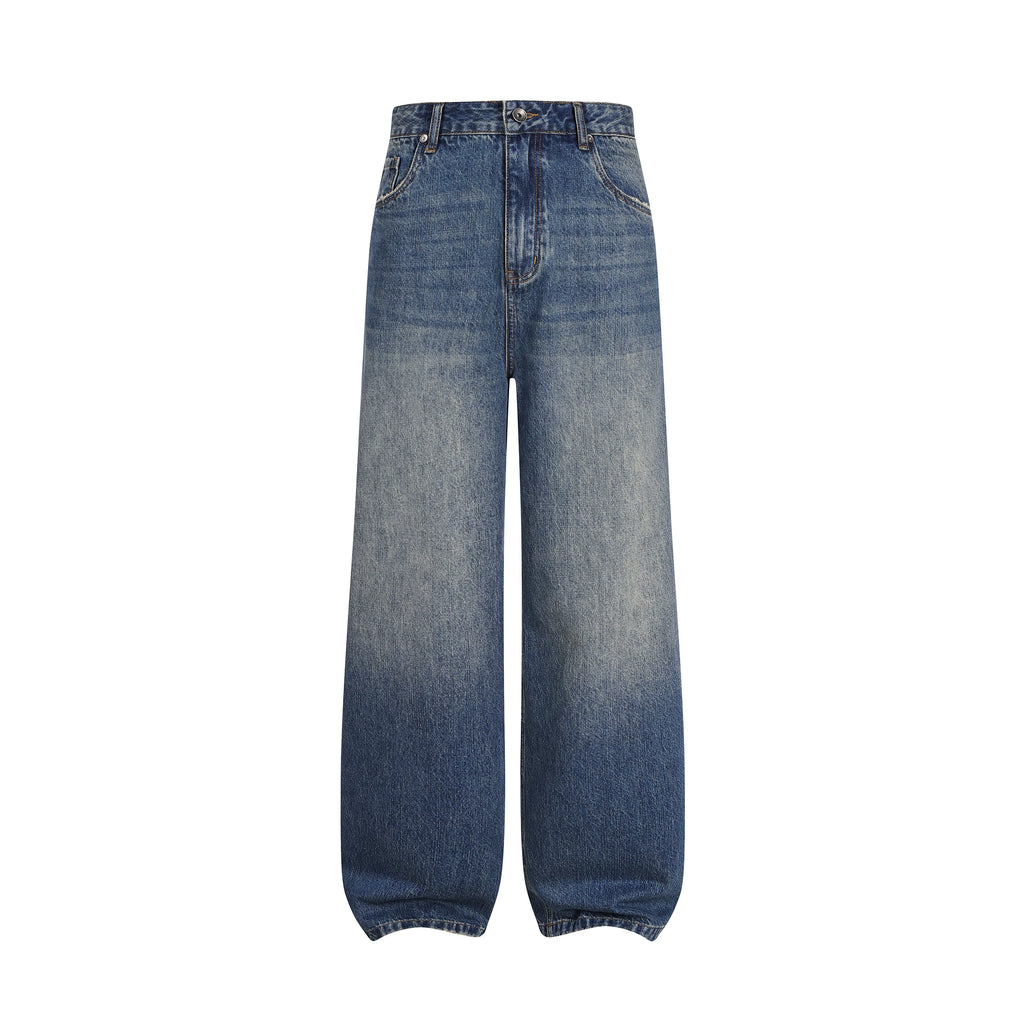 DIMC Retro Loose Wide-leg Straight Casual Trousers