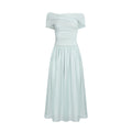 Wildberry One-word Shoulder Waist Slim Dress