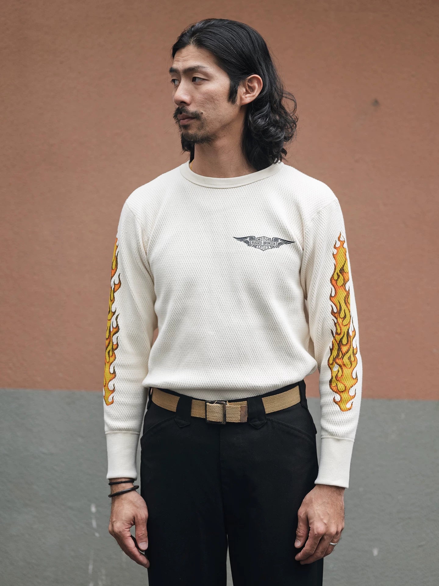 Bronson Flame Fire 540g Moisture-Wicking Long-Sleeve Tee