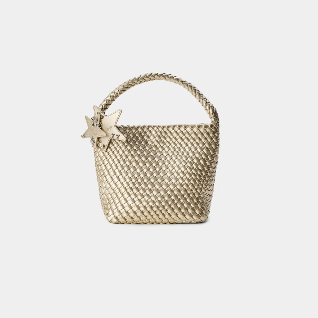 ECODAY Woven Faux Leather Tote