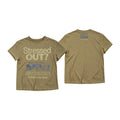 KONOOT Washed Distressed Slogan 250g Boxy Fit Tee