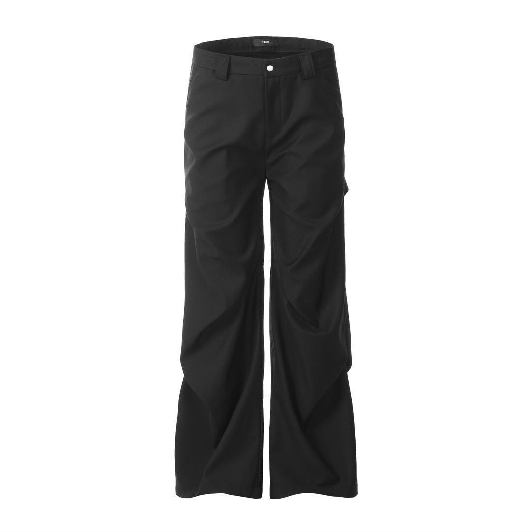 11KN Pleated Straight Leg Trousers