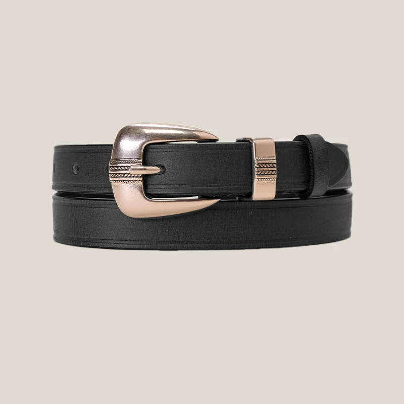 CULTUM Leather Vintage Pin Buckle Belt