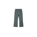 PLUS NO LOGO Lake Green Raw Denim Straight Flared Jeans