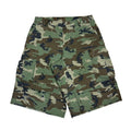 COMICTREE Camo Washed Straight-Leg Cargo Shorts