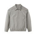 Inflation Vintage Wrinkled Leather Zip-up Jacket