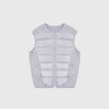 4JUNKS X NO LOGO Ribs/plaid Down Liner Vest