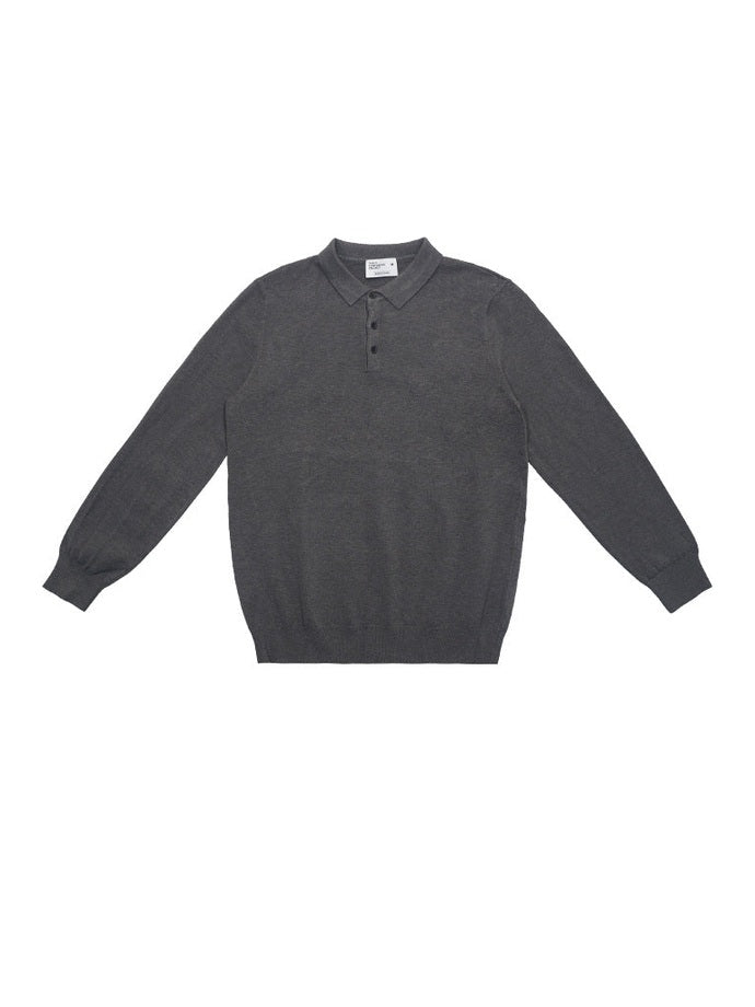 UNF Comfort Soft Waxy Knitted POLO Shirt