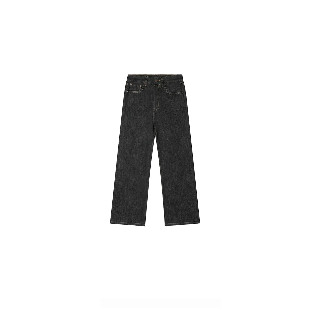 PLUS NO LOGO Micro-straight Tube Five-button Jeans