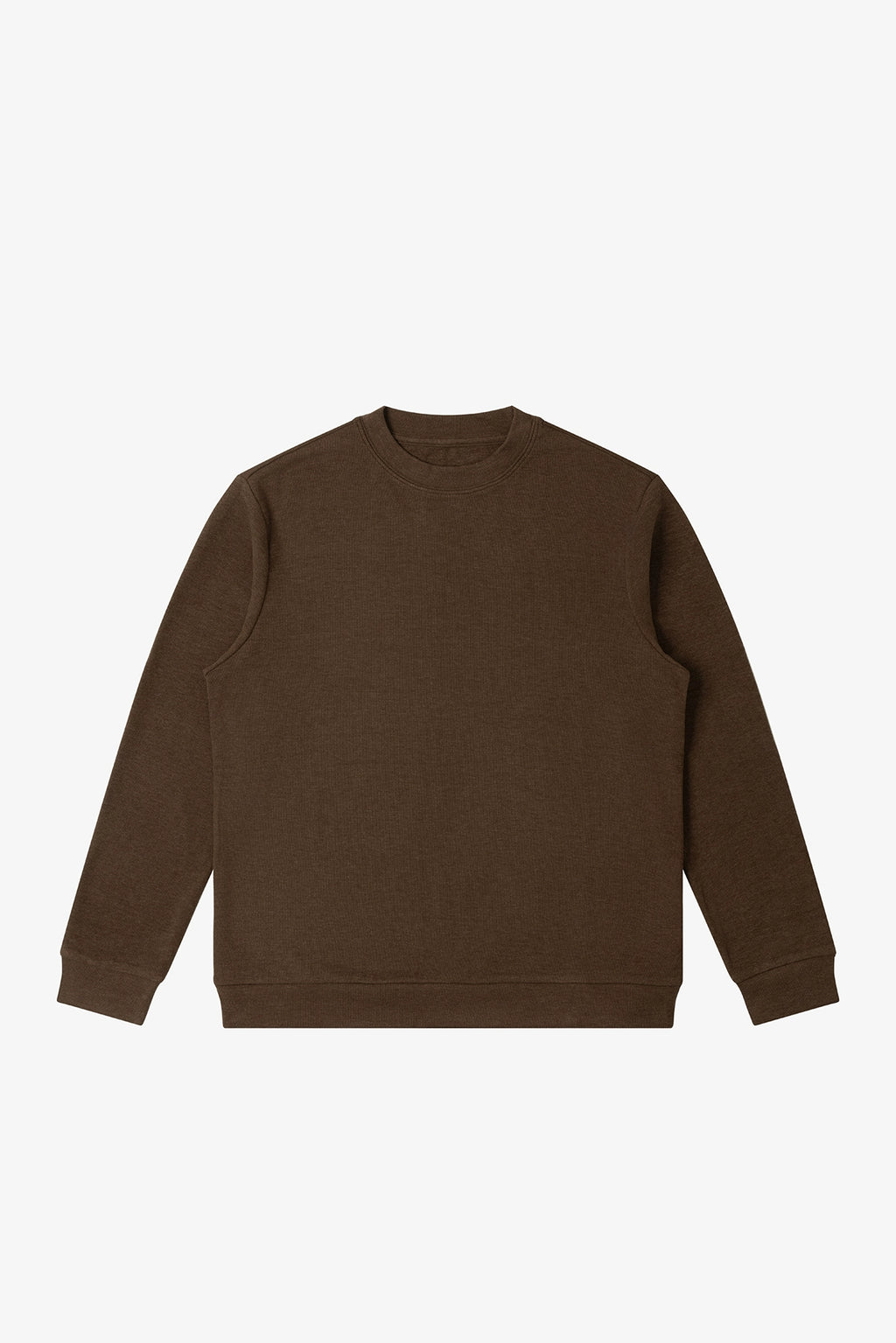 NO LOGO Round Neck Half Turtleneck Warm Long Sleeves