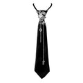 MASW No-Tie Ghost Bow Tie Collar Accessory